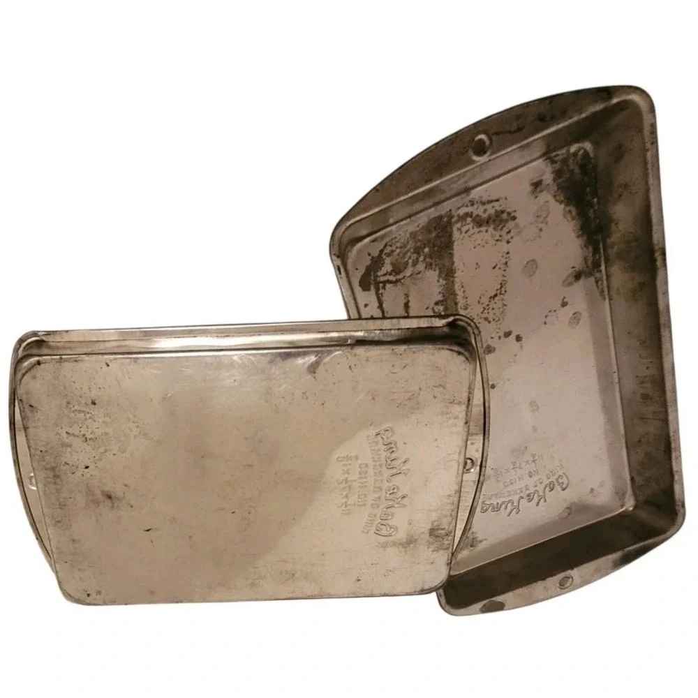 Vtg. Bake King Aluminum Rectangular Cake Pan No. 130 11